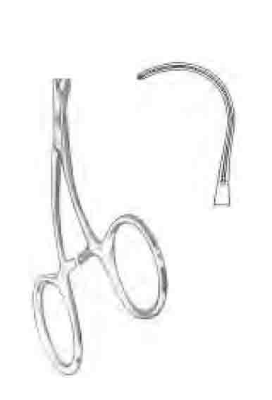 DE BAKEY-CASTANEDA TİTANYUM MİKRO VASKULER KLEMP  (B) 12 CM